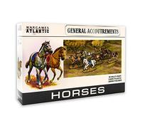 Accoutrements - Caballos (18 figuras de plástico duro de 28 mm de varias partes)…