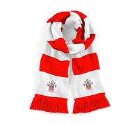Accrington St. 1950s - Bufanda de fútbol tradicional con logotipo bordado