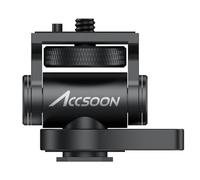 Accsoon 1/4" Adaptador de Montaje Multidireccional Zapata Fría, con Accesorio Vídeo de 1/4"-20 Rosca