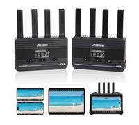 Accsoon CineView Quad Sistema de transmisión Inalámbrica, SDI/HDMI Transmisores y Receptores Latencia de 0,06s Alcance de 500ft, Banda Dual Sin Interferencias, Soporte 4 Unidades 1080p