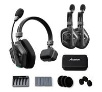 Accsoon Como II Intercom inalámbrico para 3 Personas, Kit Full-Duplex (1H2R), cancelación de Ruido ENC+IA, autonomía 17h para Cine, Eventos en Directo y Equipos de producción