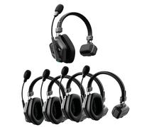 Accsoon Sistema de intercomunicación inalámbrico Como II: sistema de intercomunicación inalámbrica DECT profesional para hasta 9 participantes: dúplex completo, alcance de 400 m, auriculares de 170 g