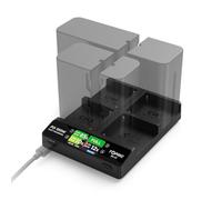 Accsoon TopRig Cargador rápido de 100 W 4 bahías NP-F (BC-01)