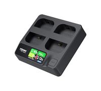 Accsoon TopRig - Cargador rápido LP-E6 de 4 bahías de 100 W