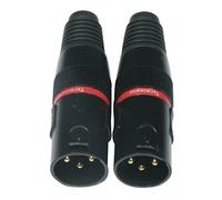 Accu Cable - Conector DMX 3 pines, negro