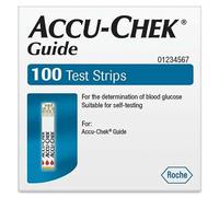 Accu-Chek Guide Tiras reactivas, 100 unidades, para determinación de glucosa en sangre
