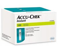 ACCU-CHEK INSTANT 100 Tiras TIRAS MEDIDORAS DE GLUCOSA EXP: 2025/10 NUEVO EMB...