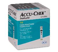 Accu-Chek Instant Strip E3 10U - Tiras glucemia para Accu-Chek Instant