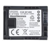AccuCell - Batería para Canon BP-808 (con indicador de minutos residual