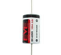 AccuCell EVE ER14250P - Batería de litio con conector de cable axial