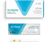 AccuDoctor 5 Test de Orina Test de infección de orina - Envasados individualmente - Nitrito Sangre Proteínas Leucocitos prueba infeccion orina uroanálisis tiras tiras reactivas