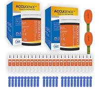 ACCUGENCE 50 tiras de prueba de Ácido úrico y 50 lancetas. (Apropiadas para el ACCUGENCE PM900 3 en 1 Monitor multifuncional)
