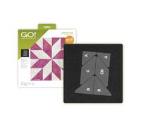 AccuQuilt ‘VAMOS! Troquel de corte de tela LeMonyne Star-9"" con acabado en bloque a bordo para acolchar, costura, manualidades y proyectos de bri