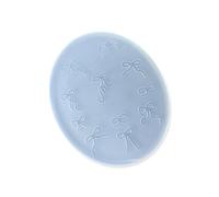 Accuracy - Molde de resina de silicona con lazo para manualidades, uñas, arte, joyería, manualidades, resistente, reutilizable, diseño fácil de limpiar, molde de resina reutilizable con forma de lazo