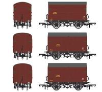 Accurascale ACC2052 SR Banana Van Mixed D1478/D1479 Transitional British Railways (1948-1950) Paquete triple OO Gauge