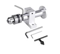 Accurate Live Revolving Center for Mini Lathe | 60mm Extension with 3 Wrenches | Hard Steel Woodworking Tool for DIY Projects/Metal Turning/Crafting | 1.5-10mm Clamping Range