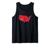 Accurate Map of 2024 Election Results Camiseta sin Mangas