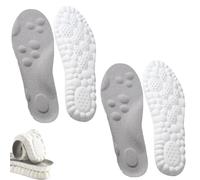 Accurateg - Plantilla ortopédica revolucionaria precisa, plantillas ultra cómodas, plantilla con tecnología Cloud 4D, plantillas transpirables con absorción de impactos, 2 piezas-c, 41-42