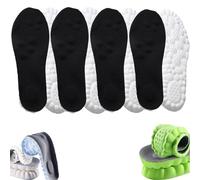 Accurateg - Plantilla ortopédica revolucionaria precisa, plantillas ultra cómodas, plantilla con tecnología Cloud 4D, plantillas transpirables con absorción de impactos, 4pcs-b, 35-36