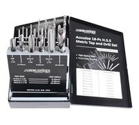 accusize - 18 pcs/Set h.s.s. Tap & Drill Set, métricas, 0001 - 0052