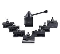 Accusize Tools 0251-0201XL - Juego de 6 postes de herramientas de cambio rápido para 200 BXA, Plus 2 P Extra XL (0251-0201XL) Plus 1 placa de tuerca en blanco 0251-0228