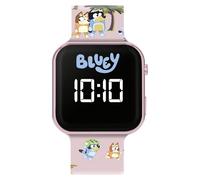 Accutime Bluey BLY4157 - Reloj LED con correa impresa rosa para niñas