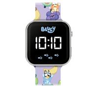 Accutime Bluey Kids Fruits - Reloj con pantalla LED con correa de silicona para niños
