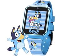 Accutime Bluey - Reloj Inteligente para niños con cámara, Juegos, podómetro y grabadora de Audio para Juego Creativo y Aprendizaje, Pantalla táctil de 1.5 Pulgadas, Azul, se Adapta a muñecas de 5.5 a