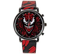 Accutime Carnage Face y Symbiote Reloj con correa de piel sintética