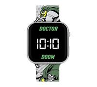 Accutime Doctor Doom - Reloj con pantalla LED y correa de silicona para niños