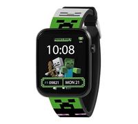Accutime Minecraft MIN4363ARG - Reloj inteligente con correa impresa verde para niños