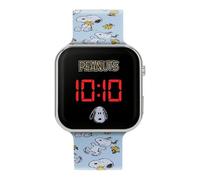 Accutime Peanuts PEA4043 - Reloj LED con correa impresa azul