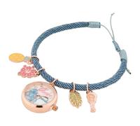 Accutime Pulsera con dije de Lilo and Stitch con reloj