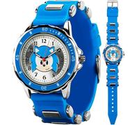 Accutime Reloj Análogico para Unisex-niños de Cuarzo con Correa en Silicona SNC9013AZ