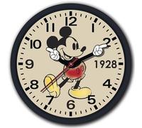 Accutime Reloj de pared retro de Mickey Mouse con manecillas de reloj de 10 pulgadas