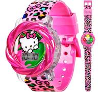 Accutime Reloj Digital para Unisex-niños de Cuarzo con Correa en Silicona HK4178BU