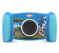 Accutime SNCC3009 Sonic - Cámara interactiva para niños (foto de 5 MP, resolución de vídeo de 1080p, zoom de 4x, 5 filtros divertidos y efecto especial, 4 juegos geniales, pantalla 2 en 1, con tarjeta