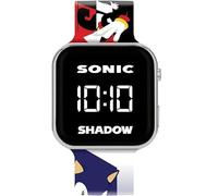 Accutime Sonic and Shadow The Hedgehog - Reloj con pantalla LED y correa de silicona para niños