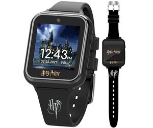 Accutime Watch- Reloj Interactivo Harry Potter, Cámara, Color negro, Talla única (HP4096)