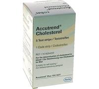 ACCUTREND - Tiras de prueba de colesterol (5 unidades)
