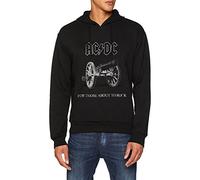 ACDC AC/DC A Punto de Rock Sudadera con Capucha, Negro, M para Hombre