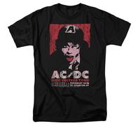 ACDC - Alto Voltage Live 1975 - Adulto Unisex Camiseta Manga Corta - Negro