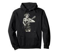 ACDC Bloquea a Tus Hijas Tour Angus Young por Dick Barnatt Sudadera con Capucha