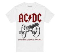 ACDC Camiseta About To Rock de Manga Corta para Adultos Unisex (TV26523)