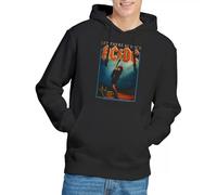 ACDC Let There Be Rock Hoodie Sudadera con Capucha, Negro, L Unisex Adulto