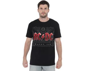 ACDC Negro Ice Camiseta Unisex, Negro, 4XL