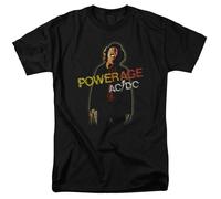ACDC - Powerage - Camiseta De Manga Corta Unisex Para Adultos - Negra