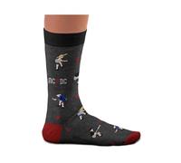 ACDC Socks - Angus Young, Back in Black, Highway to Hell, ACDC Pack - Gifts for Music Lovers, Cotton Socks, 2 Sizes, 4-7 and 7½-11½