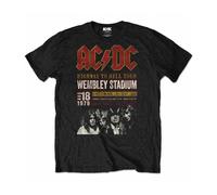 ACDC Wembley '79 Camiseta ECOLOGICA Licencia Oficial RockOff ACDCECOTS01MB