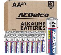 ACDelco AA pilas alcalinas, 40-Count